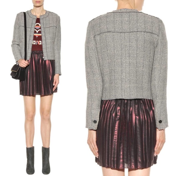 Isabel Marant Etoile Grey Veste Laura Jacket - Picture 1 of 15